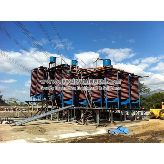 크롬 충적 광석 선광 솔루션(중력 + 자기 분리)